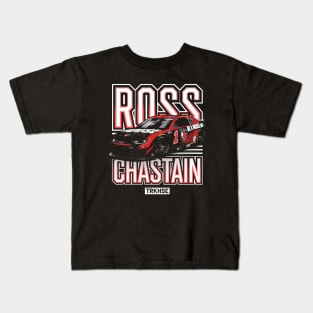 Ross Chastain Trackhouse Black Car Kids T-Shirt